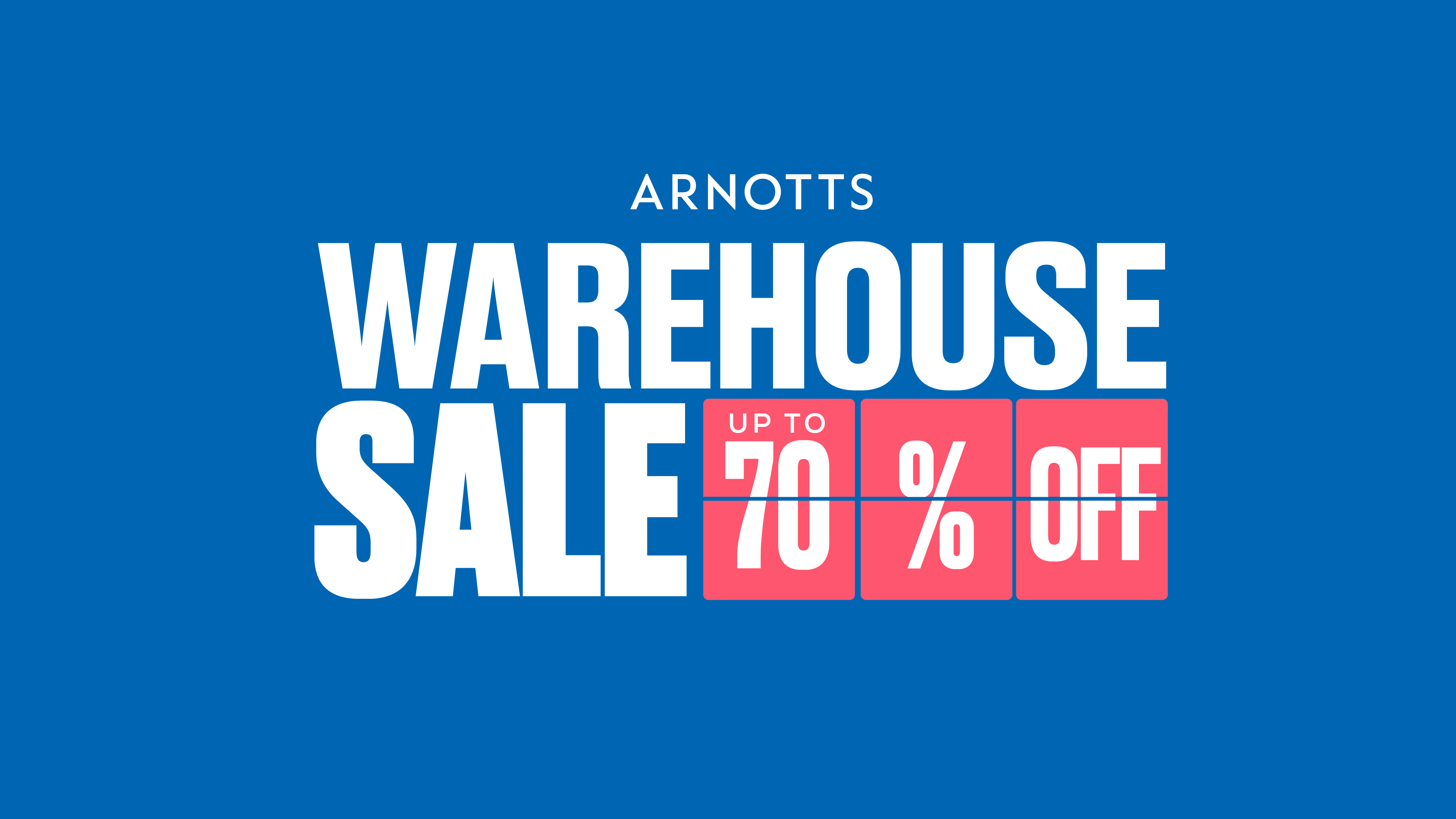 Shop Up To 70% Off in the Arnotts Warehouse Sale
