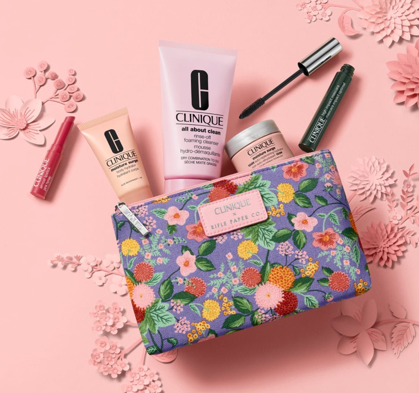 Receive a Complimentary Gift, Worth &euro;124, When You Purchase Two Clinique Products, One to be Skincare or Foundation*