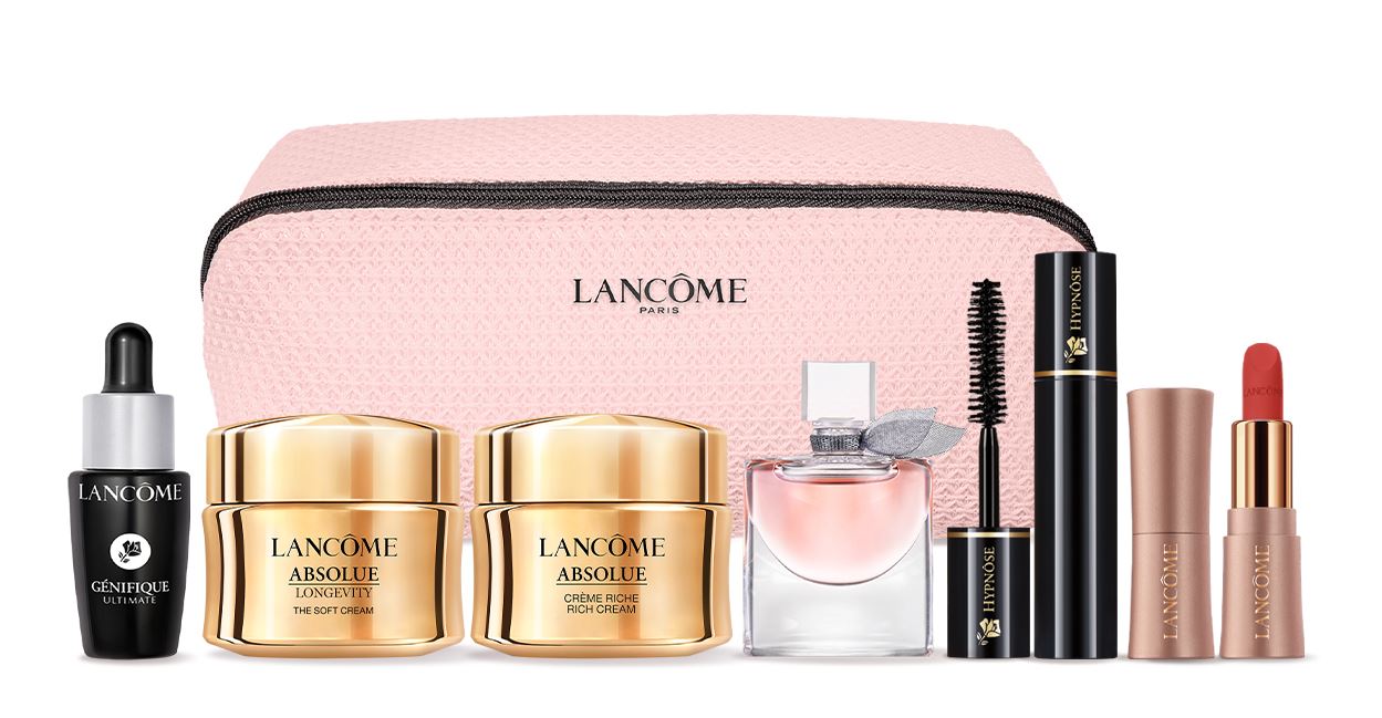 Receive a Complimentary Lancôme Gift, Worth €192, When You Purchase Two Lancôme Products, One to Be Skincare*