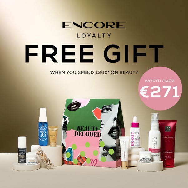Sign In to Encore Loyalty for Exclusive access to the Beauty Decoded Box with a €260 spend on Beauty*