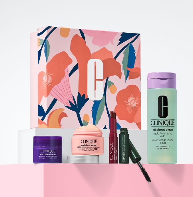 Receive a Complimentary Clinique Gift, Worth &euro;161, When You Purchase Two Clinique Products, One to be Skincare or Foundation